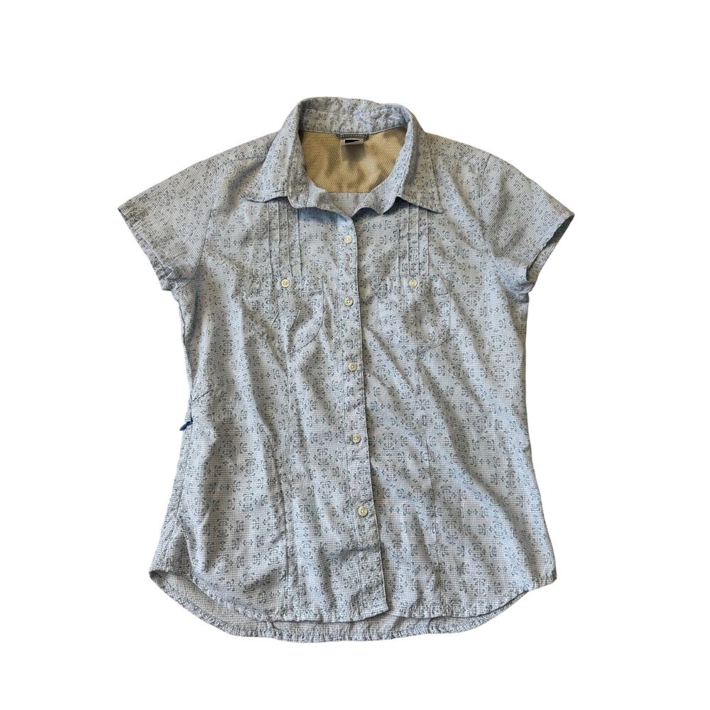 THE NORTH FACE short sleeve; button up shirt,  size women's small, lightweight